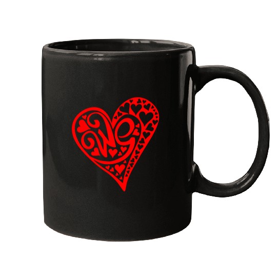 Galentines Day Red Heart We Valentines Day2 Mugs
