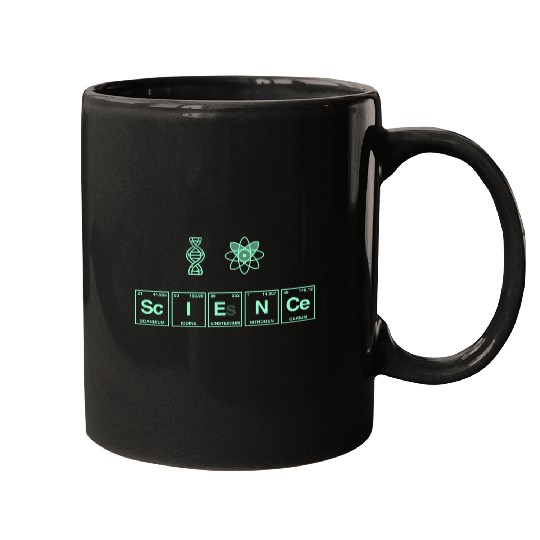 I LOVE SCIENCE - Periodic Table of Elements Mugs
