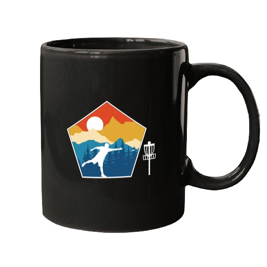 Disc Golf Disc Golfing Ultimate Frisbee Natur Mugs