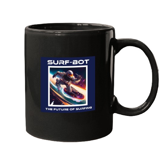 Robot Silver Surfer Mugs
