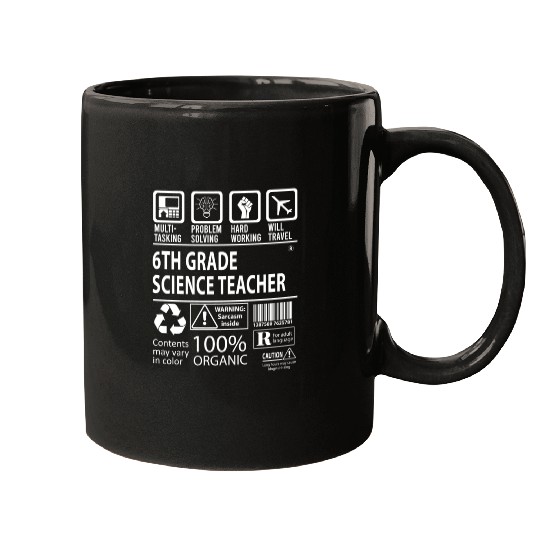 6Th Grade Science Teacher Mugs - Multitasking J