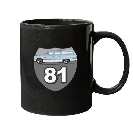 81 Light Blue Mugs