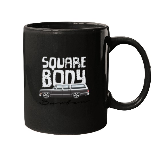 square body Frost White Mugs