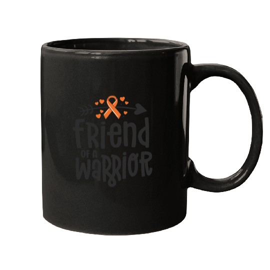 Friend Of A Warrior Lymphoma Leukemia Cancer Mugs