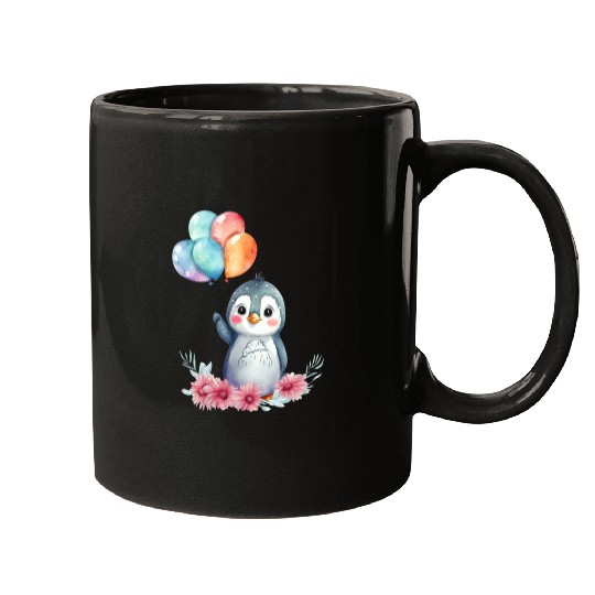 Penguin Animal Cute Antarctica Bird Zoo Winter Mugs