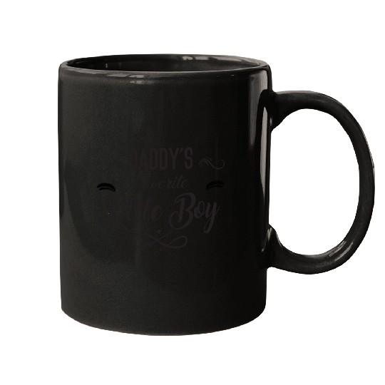 Daddy's Favorite Little boy Mugs