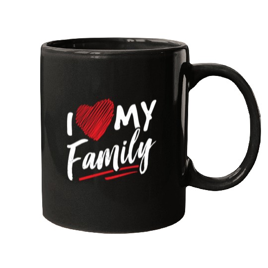 I Love My Family Gathering Families Reunion Mugs