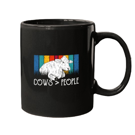 Cows > People Lover Farm Animals Cow Mugs