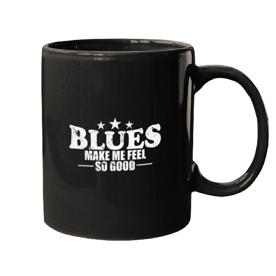 Blues make me feel so good Music Trumpet Mugs