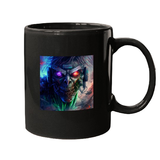 ZOMBIE IRON MAIDEN (version 12) Mugs