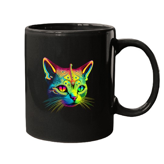 Alien cosmic cat Mugs