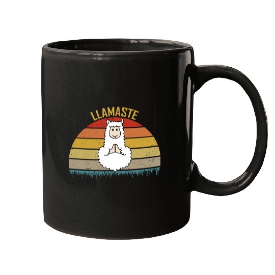 Llamaste Funny Yoga For LLama Lover Mugs