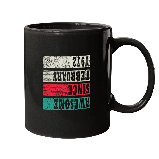 Awesome Since 1972 Birthday Mugs