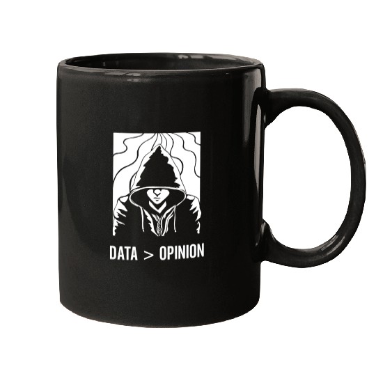 Data > Opinion Code Coding Programmer Coder Mugs