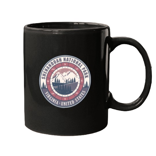 Shenandoah National Park Virginia US Hiking Mugs