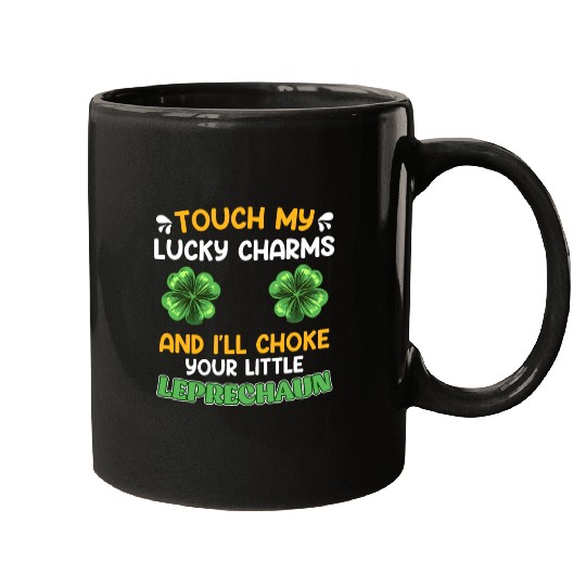 Funny St. Patrick's Day saying Lucky Charms Mugs