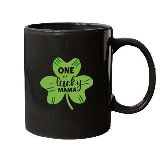 one lucky mama Mugs