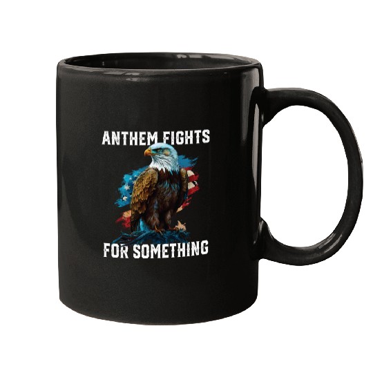 Anthem Fights For Something American Bald Eagle Mugs