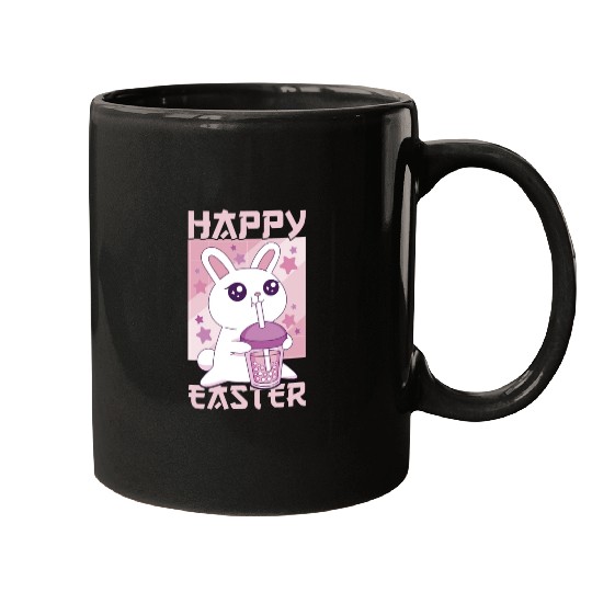 Happy Easter Motif Easter Eggs Funny Easter Bunny Mugs