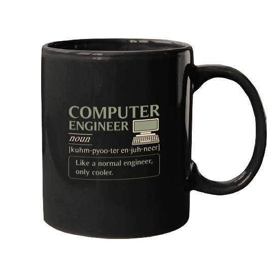 Computer Engineer definition Mugs