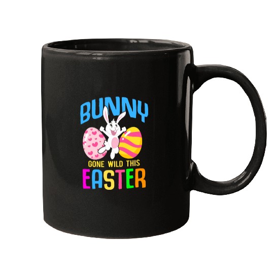 Easter Rabbit Easter Bunny Flowers Eggs Mugs