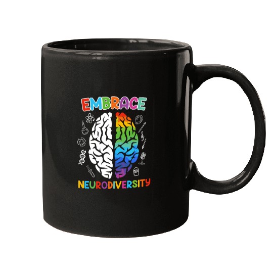 Autism Embrace Neurodiversity Autistics Mugs