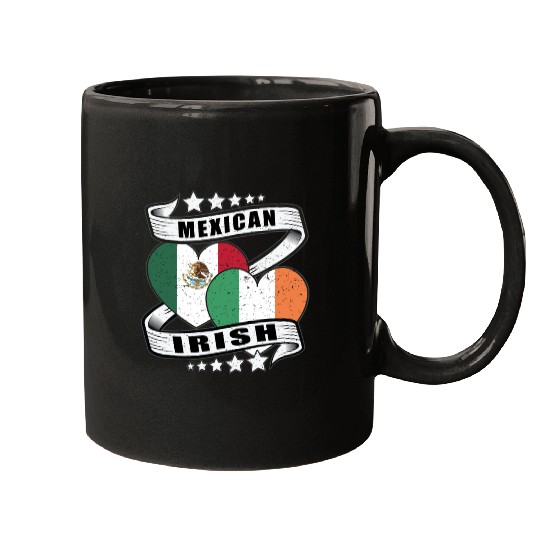 Half Irish Half Mexican Mugs for kids