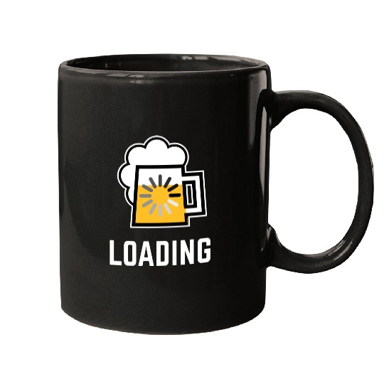 Beer Loading (Drinking In Progress / Negative / |) Mugs
