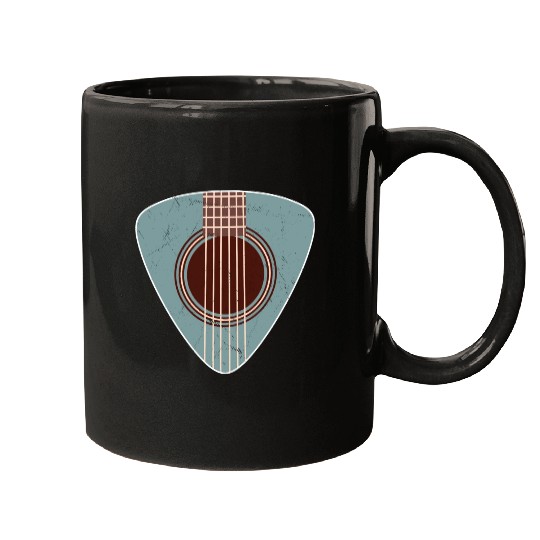 Rock and Roll Guitar Plectrum Mugs