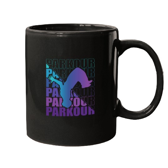 Parkour, Freerunning, Street Workout Acrobatic Mugs