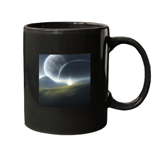 Green planet Mugs