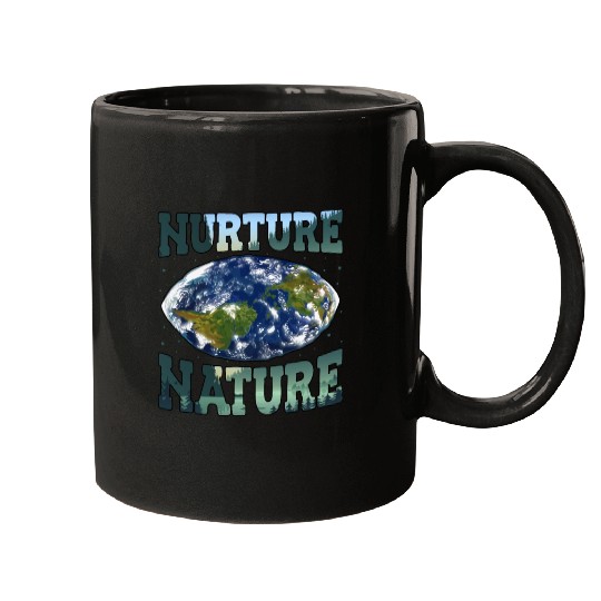 Nurture Nature Advocacy Environmental Awareness Mugs