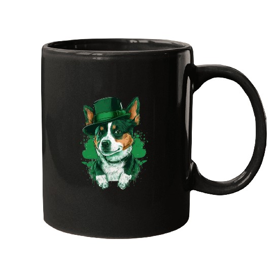 Lucky Pup St. Patricks Day for Dog Lovers. Mugs