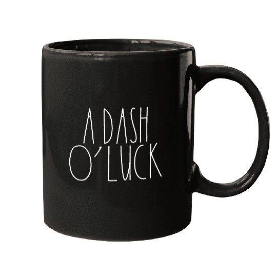 A Dash O' Luck White Rae Dunn Inspired Minimalist Mugs