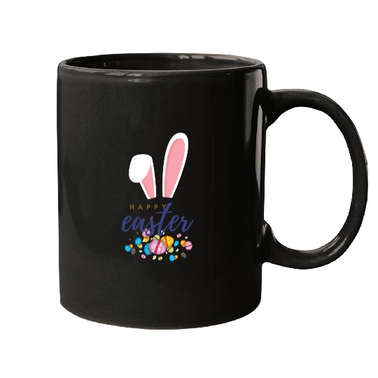 Happy Easter Bunny Rabbit Face Day Women Girls Mugs