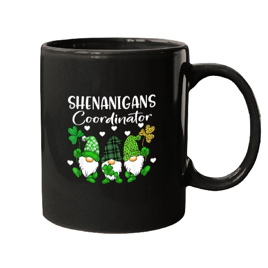 Shenanigans Coordinator Saint Irish Gnomes St Pat Mugs
