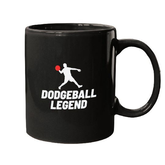 Dodgeball Player Coach Team Sports Funny Mugs