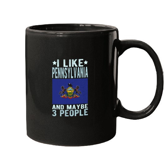 Pennsylvania Flag US State Mugs