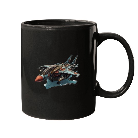 FIghter jet Mugs