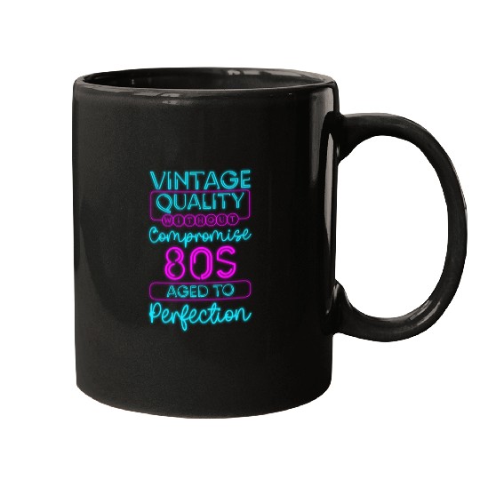 80S Old School Geek Neon Mugs