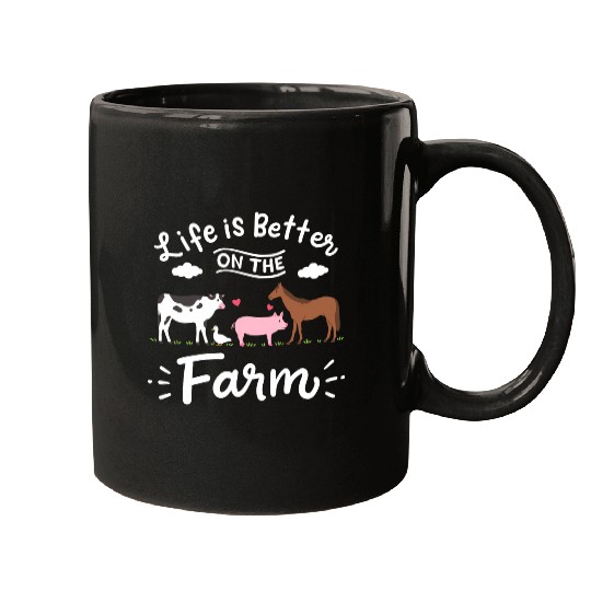 Farm Farmer Farm Animals Mugs