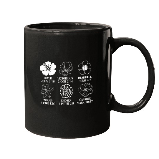 Loved John 3:16 Victorious 2 Cor 2:14 Mugs