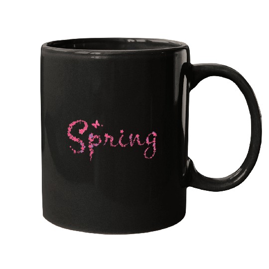 Spring Blooming Flowers Mugs
