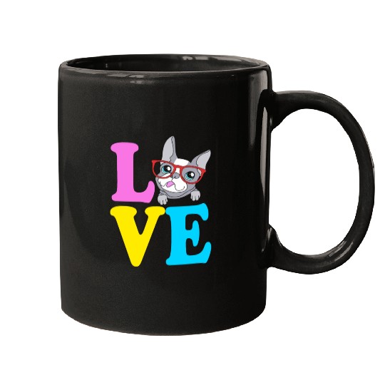 Boston Terrier Sunglasses I Love My Boston Terrier Mugs