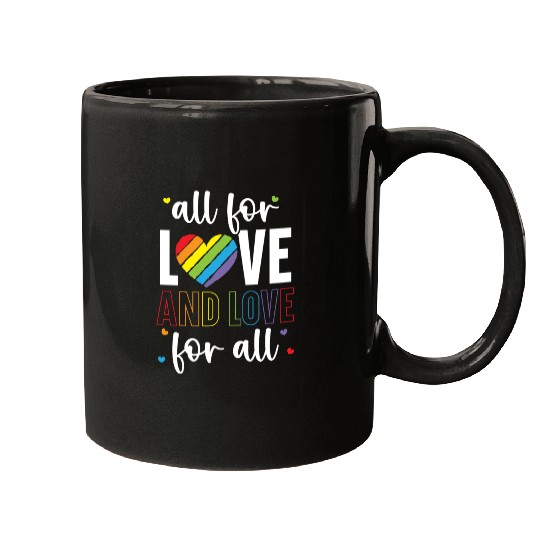 Gay Rights Rainbow Pride LGBTQ Gay Pride Parade Mugs