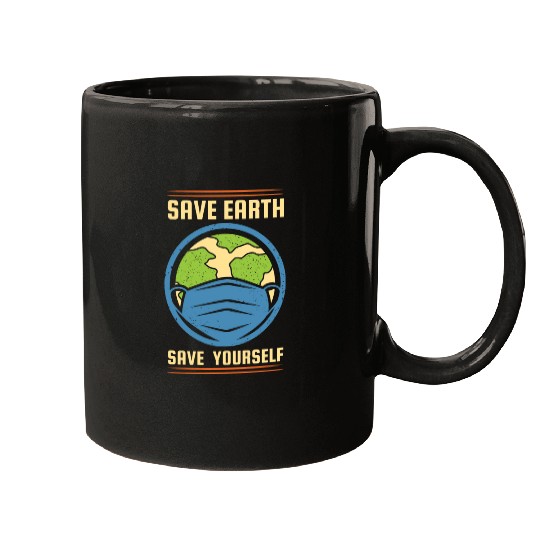 Earth Day Save Earth Save Yourself Pro Environment Mugs