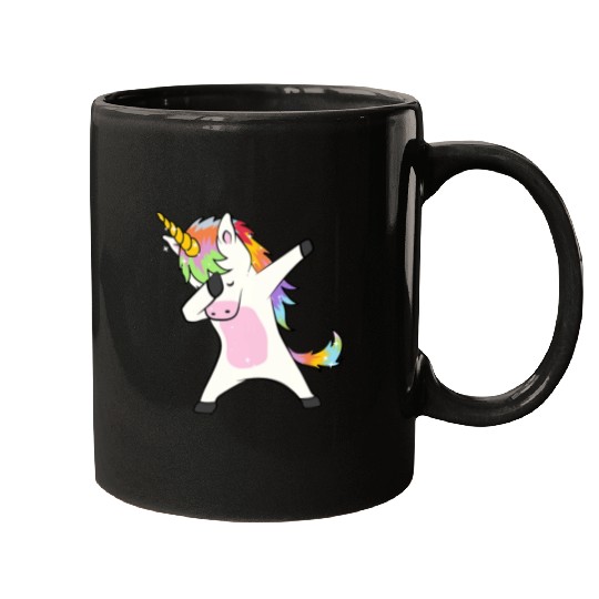 Cute dabbing unicorn dab dance girls boys children Mugs