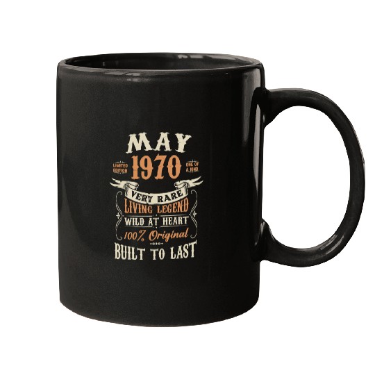 May 1970 Birthday Surprise Mugs