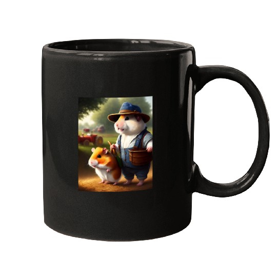 Hamster Farmer Mugs