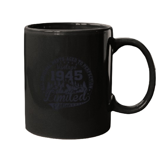 Vintage 1945 Birthday Mugs